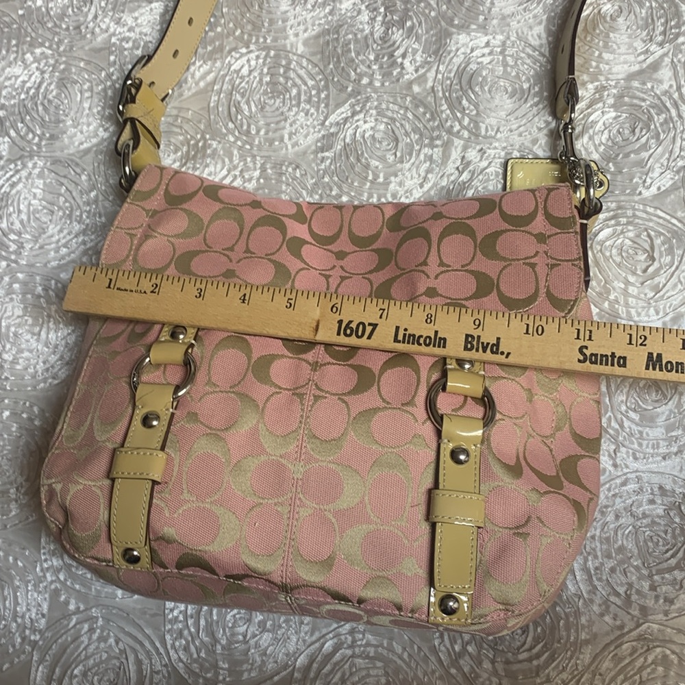 Coach Pink and Gold Crossbody Bag - Picture 16 of 16
